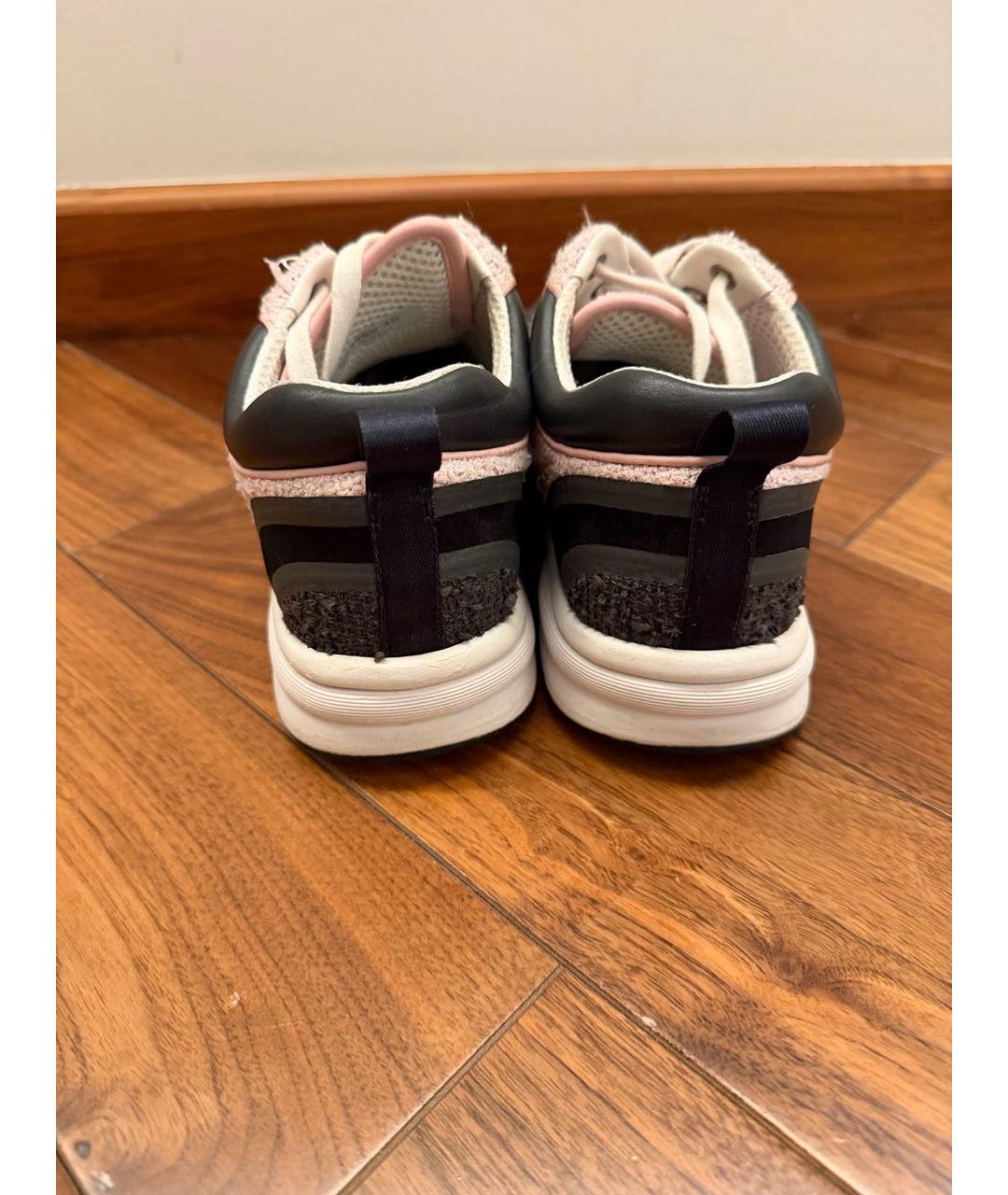 CHANEL Черные кроссовки, фото 4