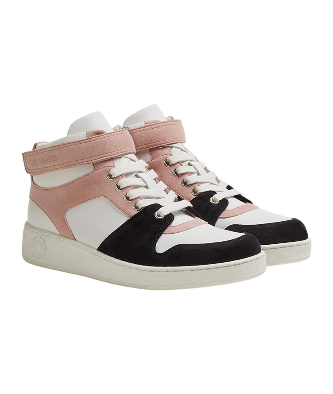 HERMES Мульти кожаные кроссовки, фото 2