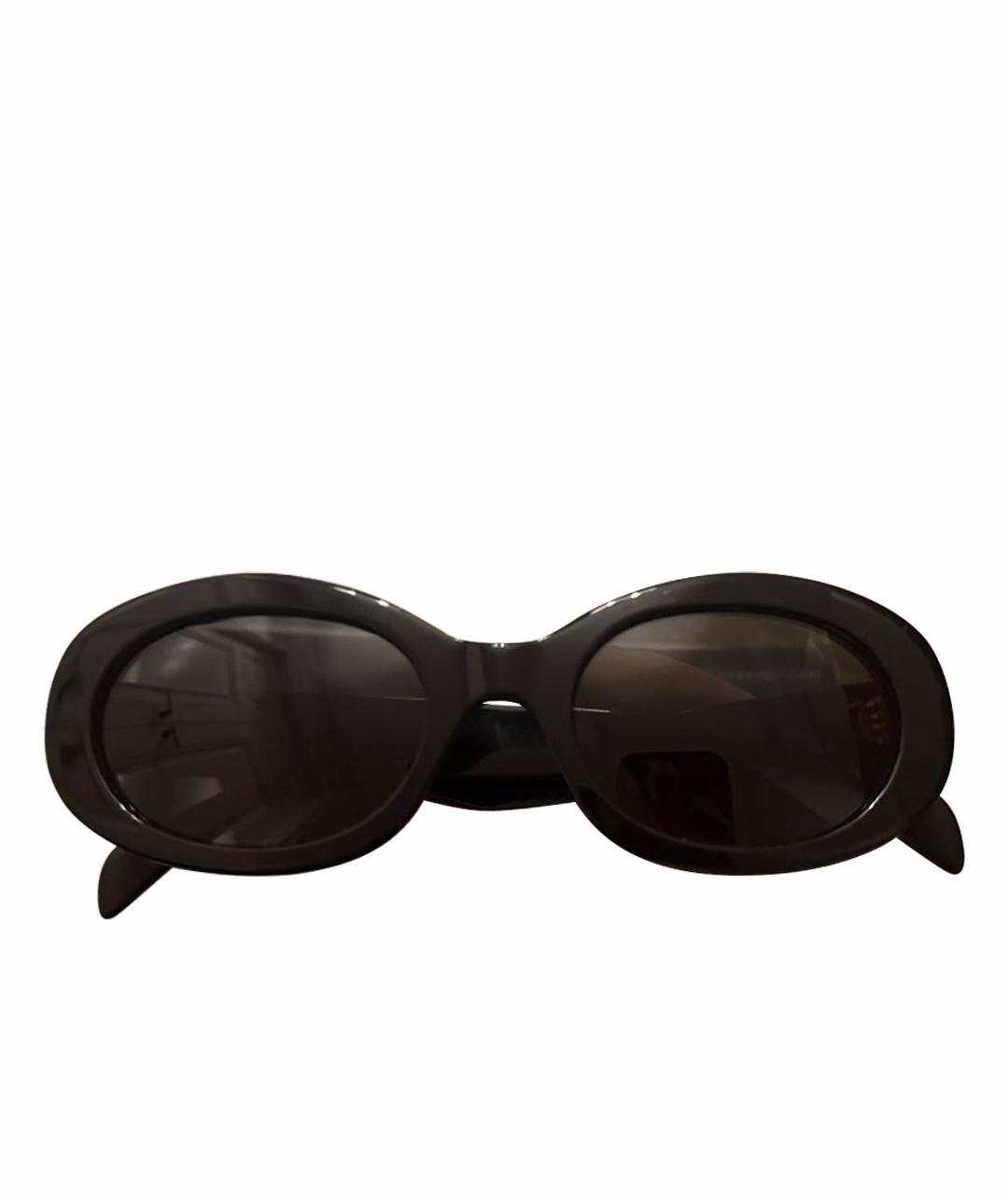 CELINE Черные пластиковые солнцезащитные очки, фото 1
