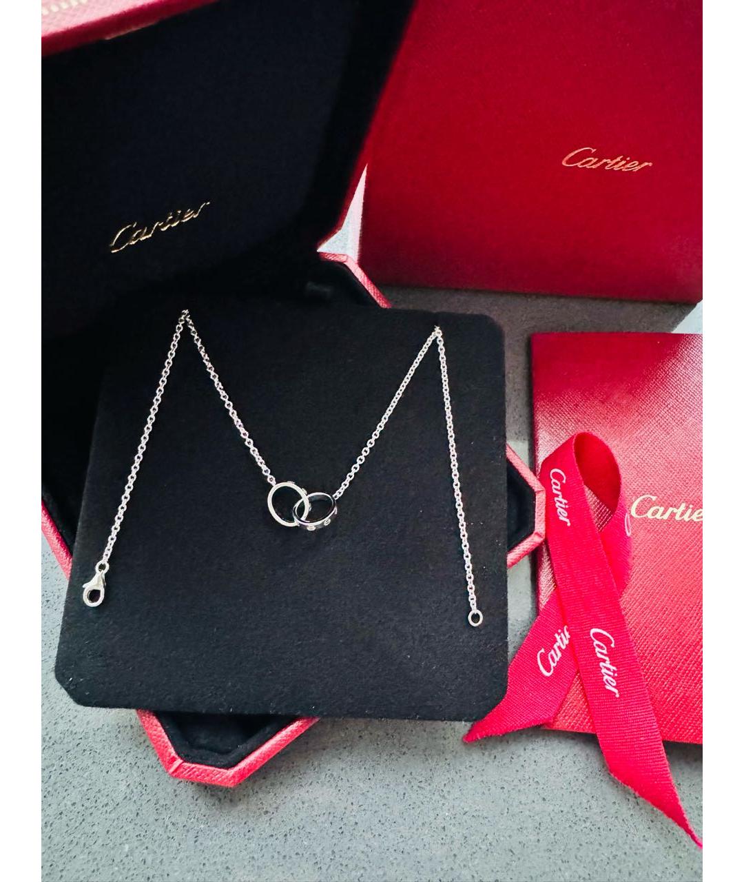 CARTIER Серебряная подвеска из белого золота, фото 2