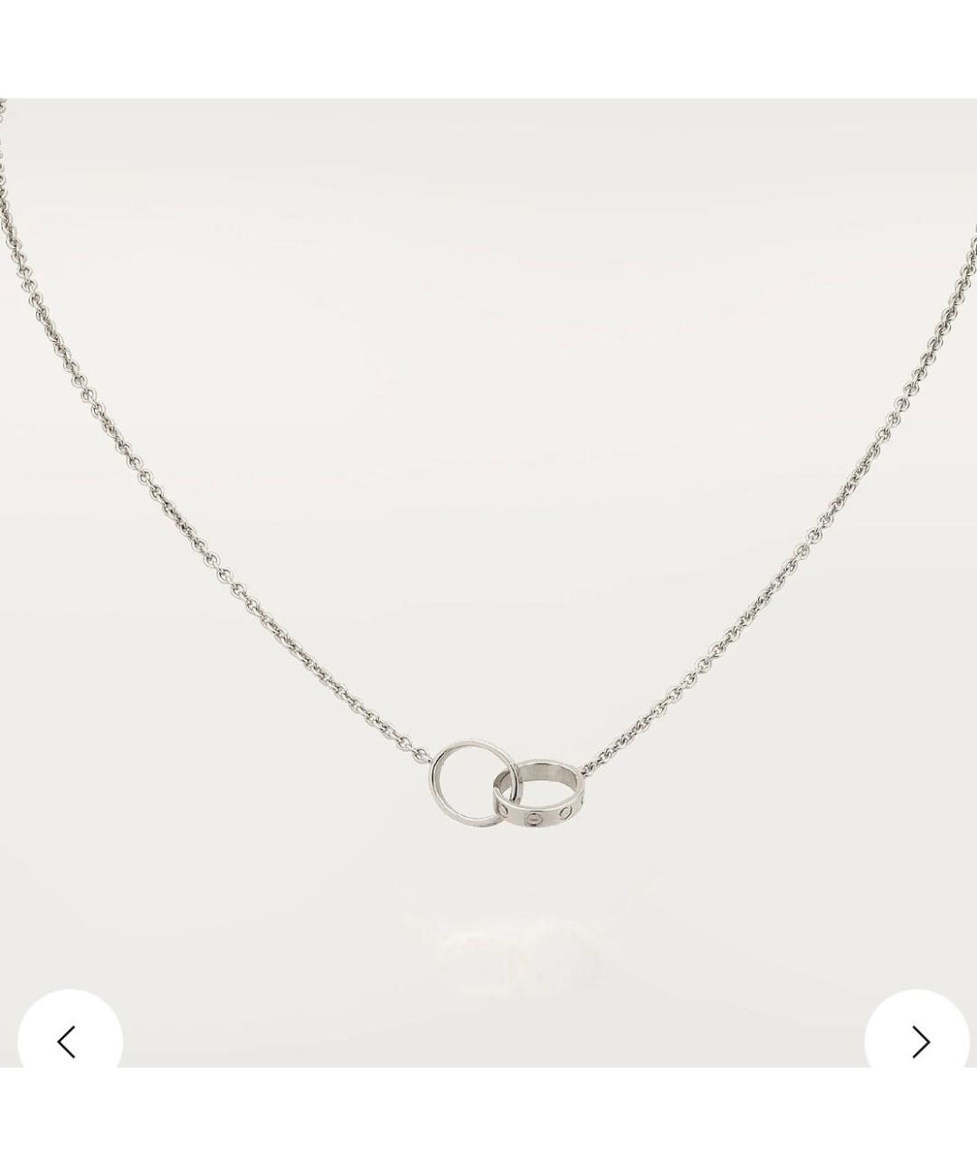 CARTIER Серебряная подвеска из белого золота, фото 9