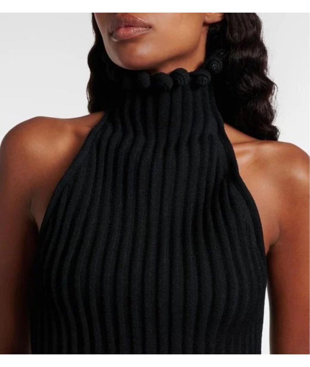 ALAIA Черная вискозная майка, фото 3