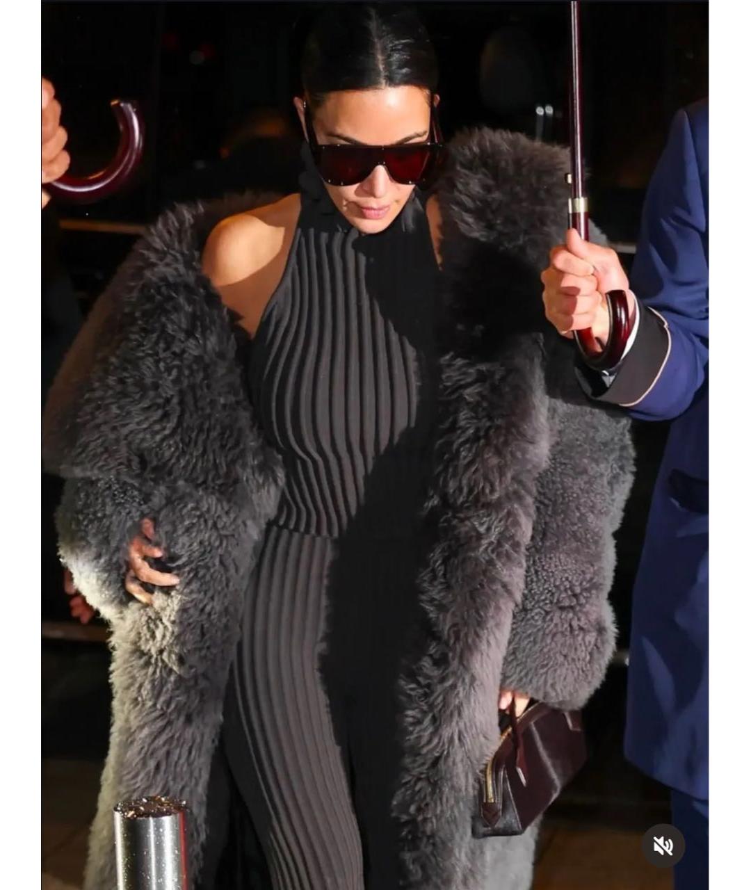 ALAIA Черная вискозная майка, фото 2