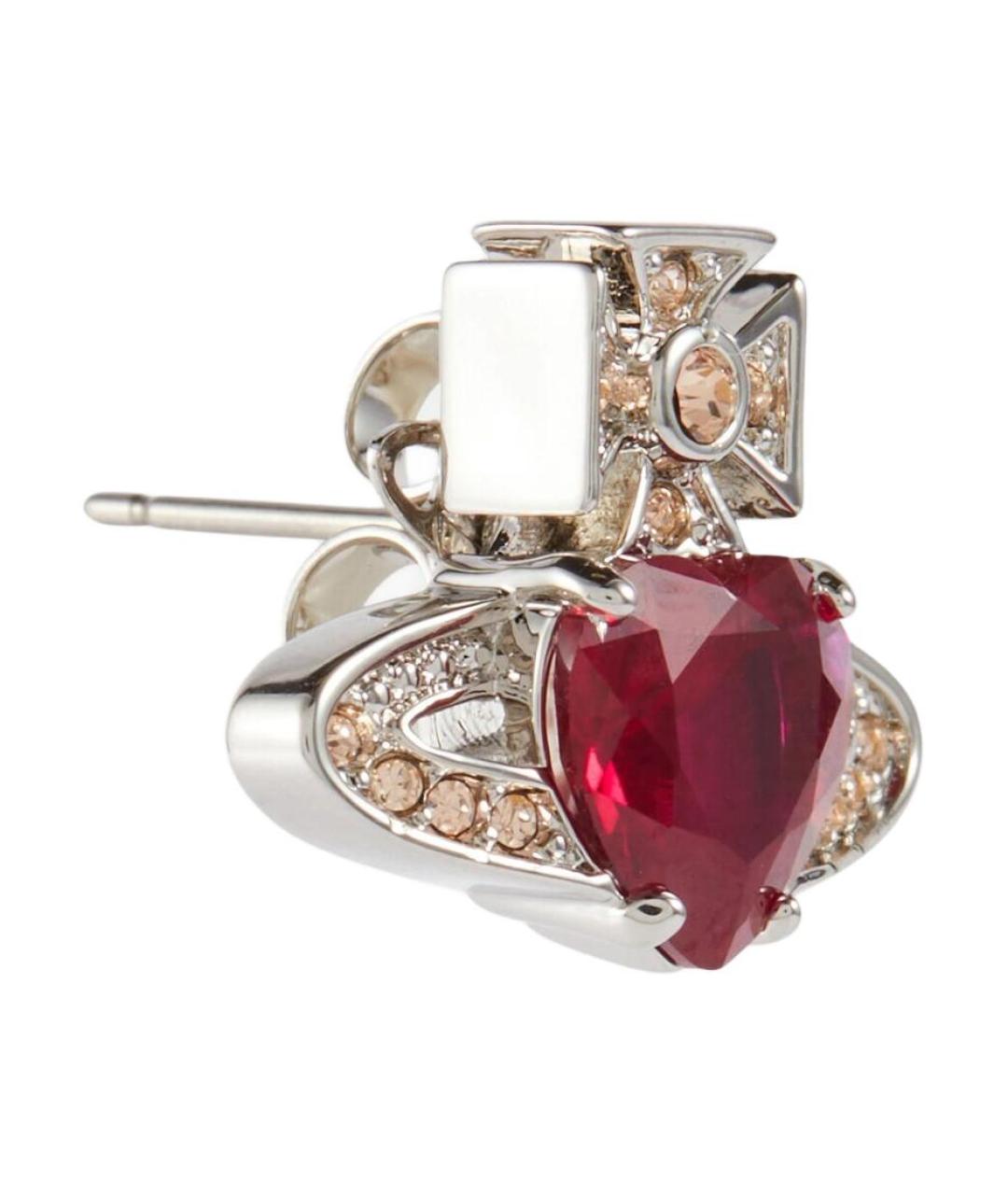 VIVIENNE WESTWOOD Серебряные металлические серьги, фото 4