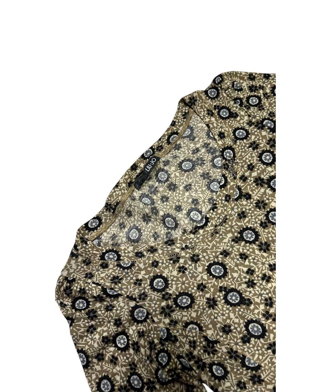 LIU JO Мульти шерстяное повседневное платье, фото 3