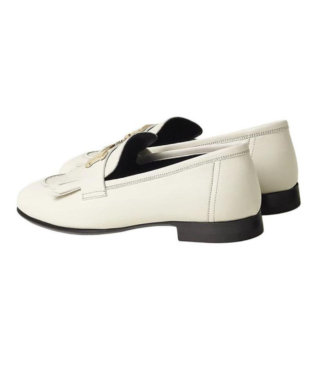 HERMES Бежевые лоферы, фото 3