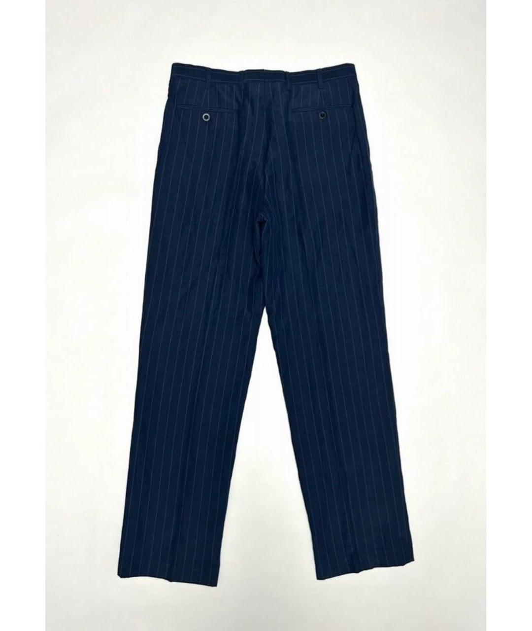BRIONI Темно-синие классические брюки, фото 2