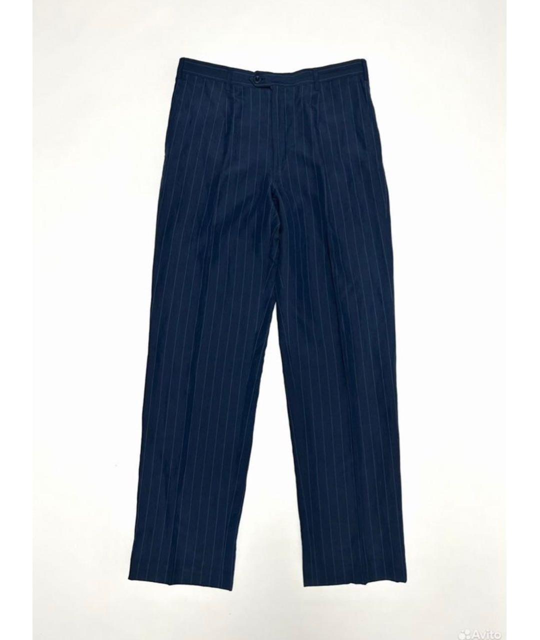 BRIONI Темно-синие классические брюки, фото 6