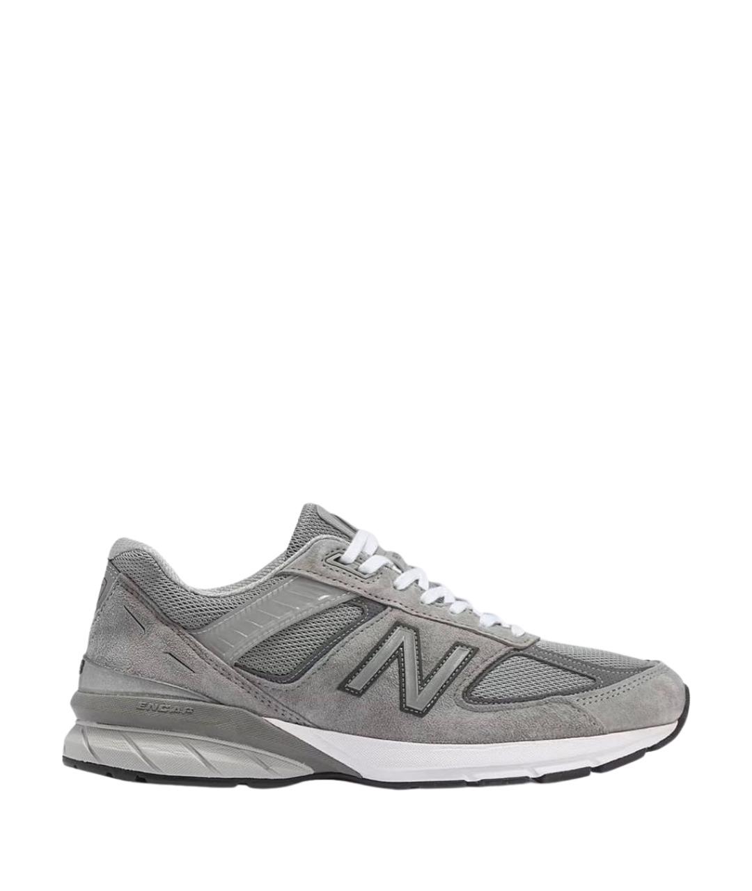 NEW BALANCE Серые замшевые высокие кроссовки / кеды, фото 6