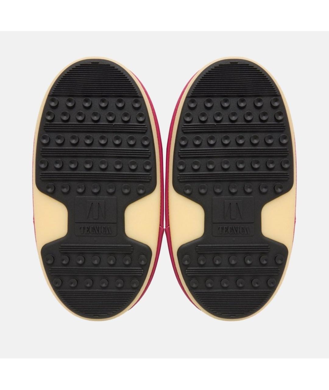 MOON BOOT Розовые резиновые ботинки, фото 5