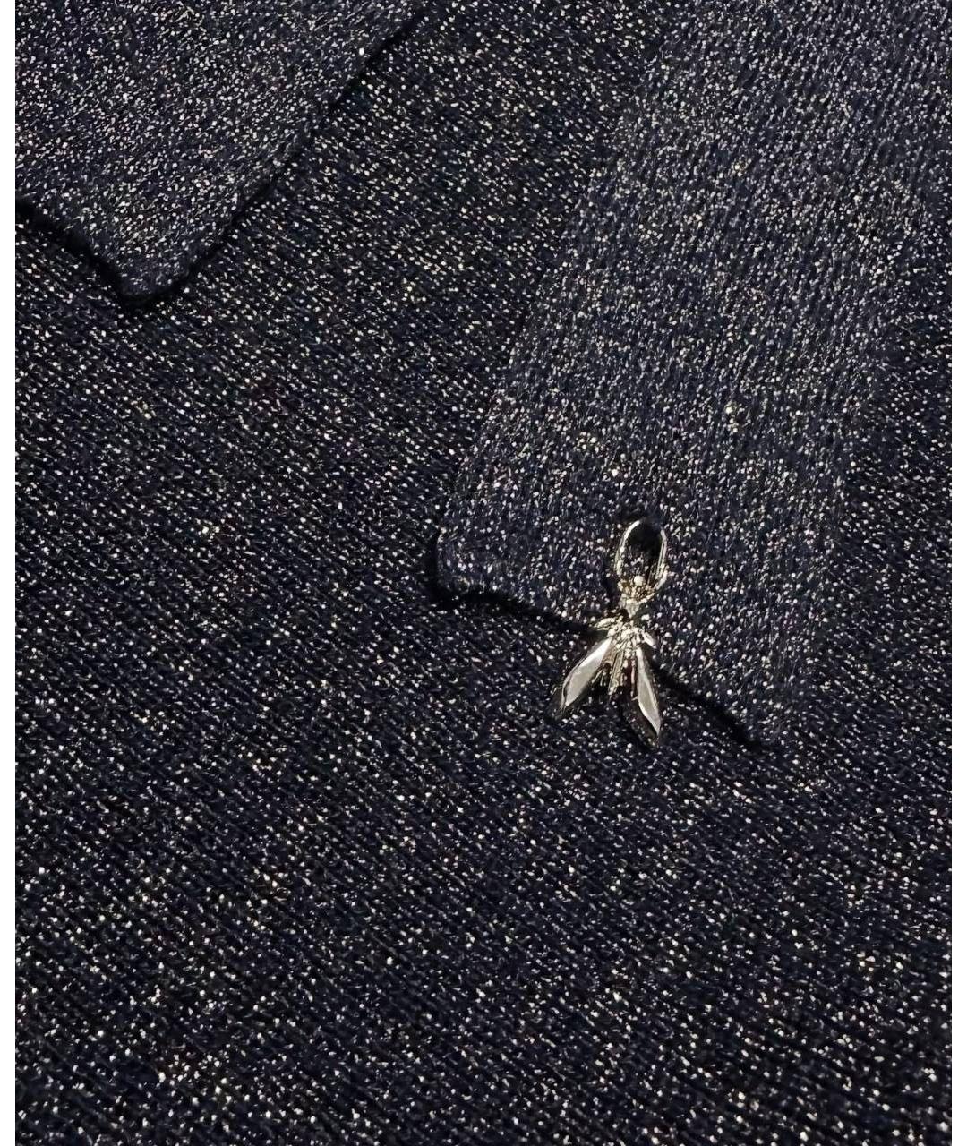 PATRIZIA PEPE Золотое вискозное повседневное платье, фото 4