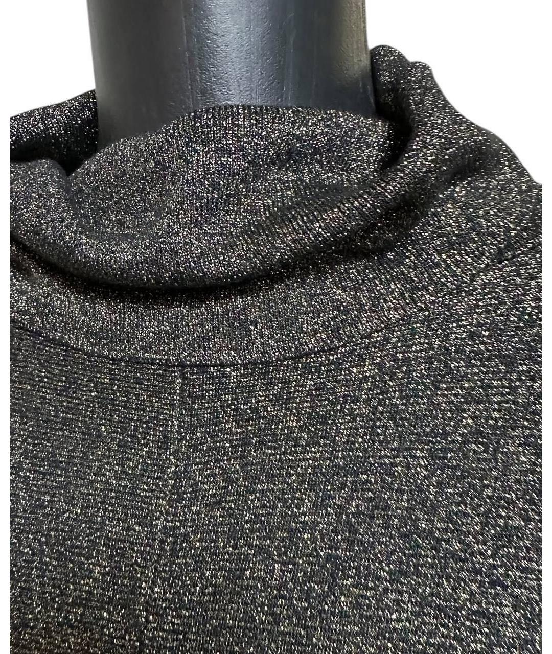 PATRIZIA PEPE Золотое вискозное повседневное платье, фото 6