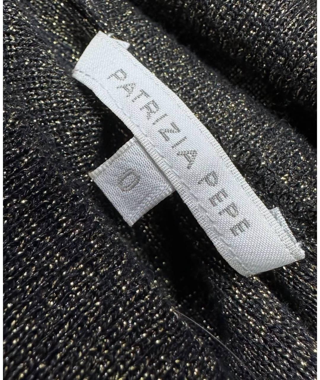 PATRIZIA PEPE Золотое вискозное повседневное платье, фото 3