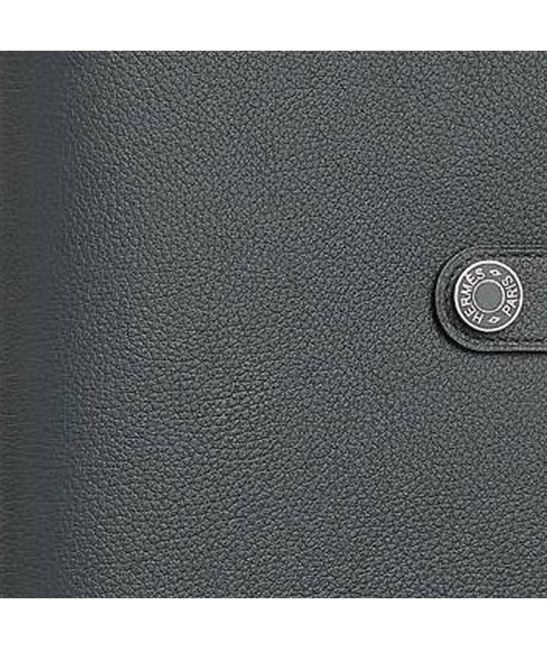 HERMES Черный кожаный кардхолдер, фото 3