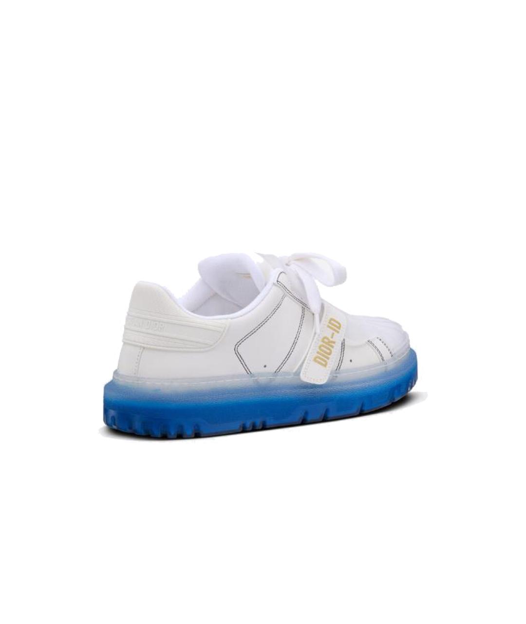 CHRISTIAN DIOR Белые кожаные кроссовки, фото 4