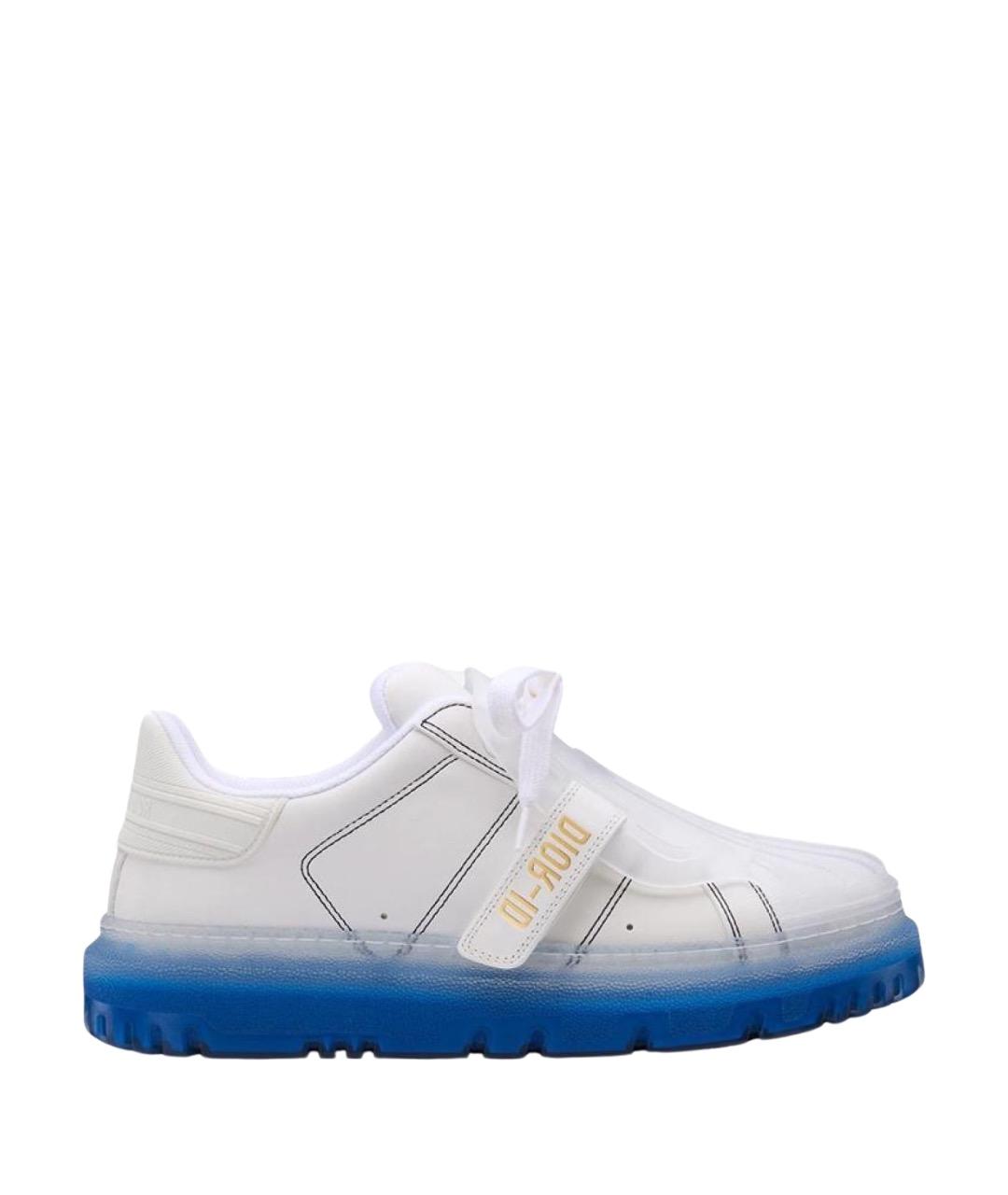 CHRISTIAN DIOR Белые кожаные кроссовки, фото 1