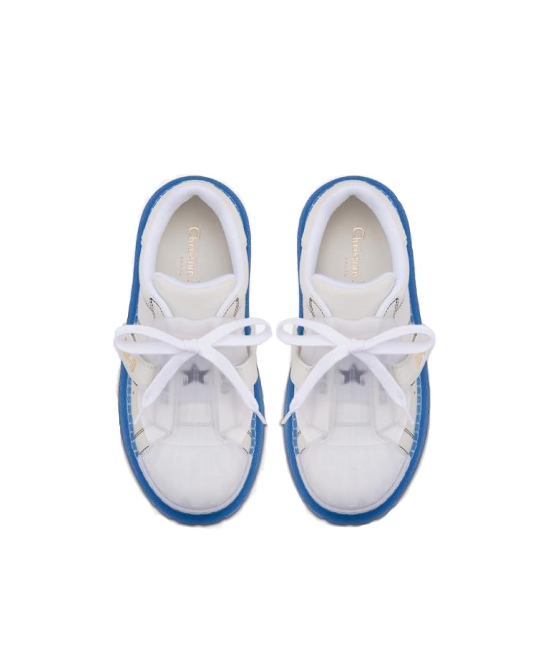 CHRISTIAN DIOR Белые кожаные кроссовки, фото 5