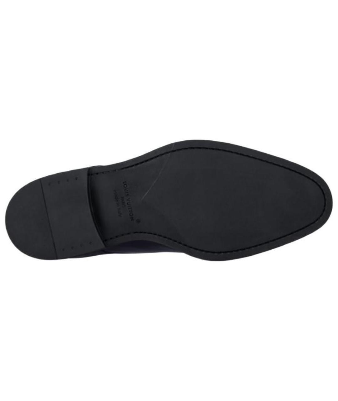 LOUIS VUITTON Черные кожаные туфли, фото 5