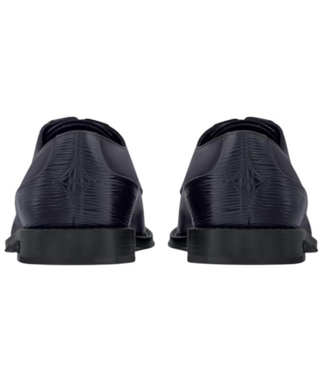 LOUIS VUITTON Черные кожаные туфли, фото 3