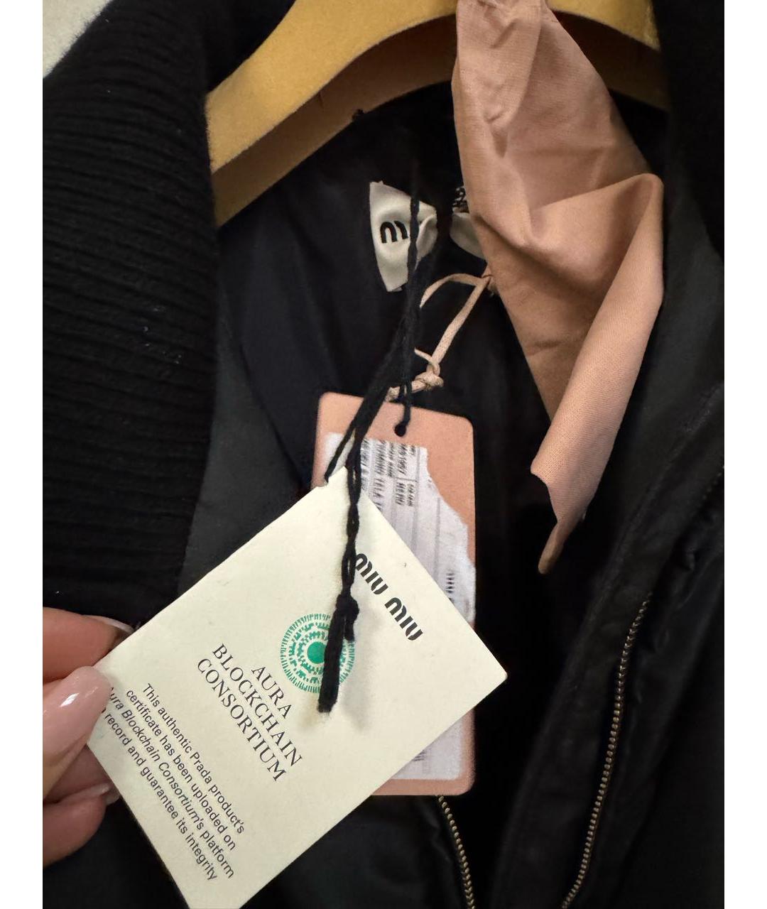 MIU MIU Черный пуховик, фото 7