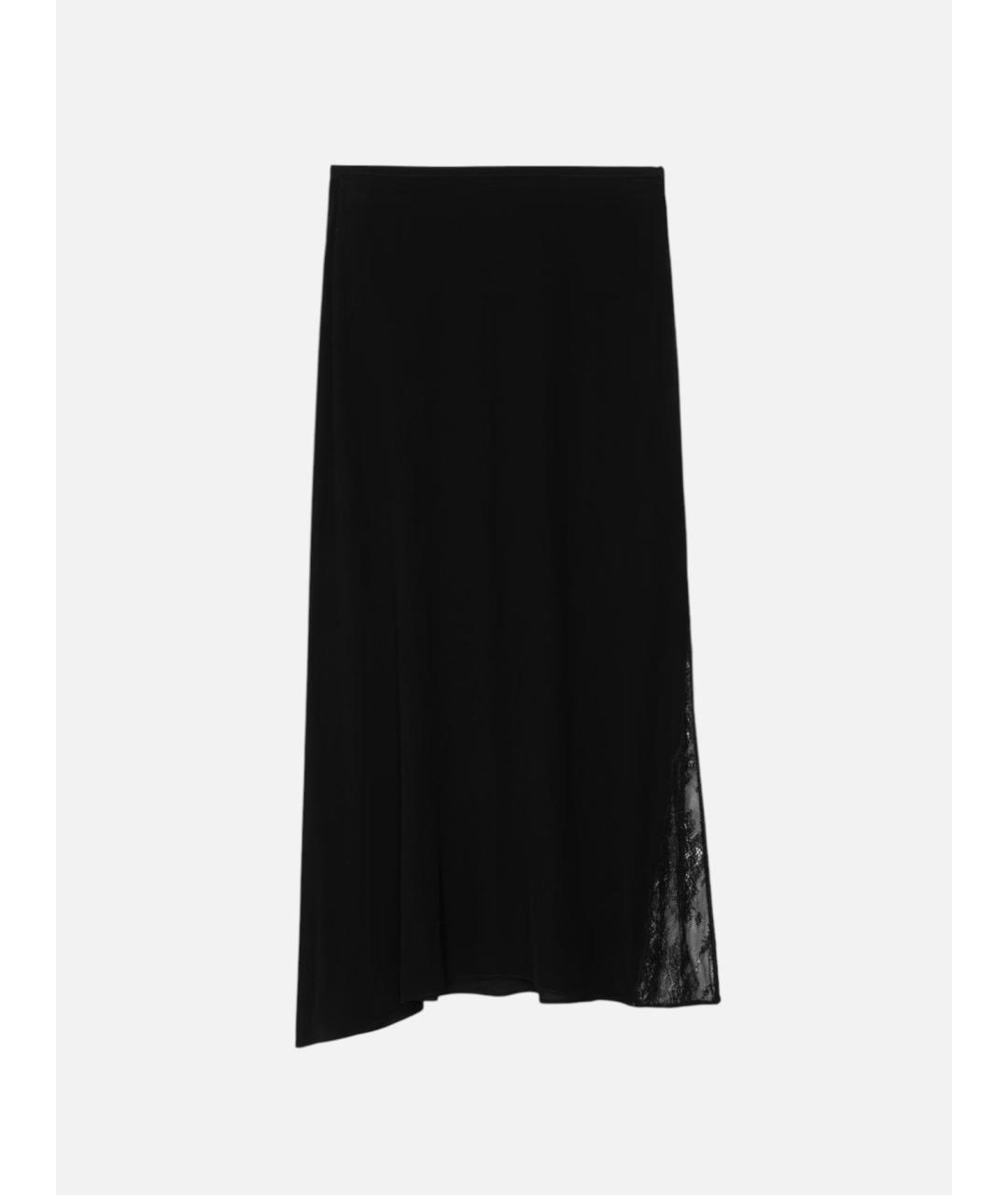 ZADIG & VOLTAIRE Черная вискозная юбка миди, фото 7