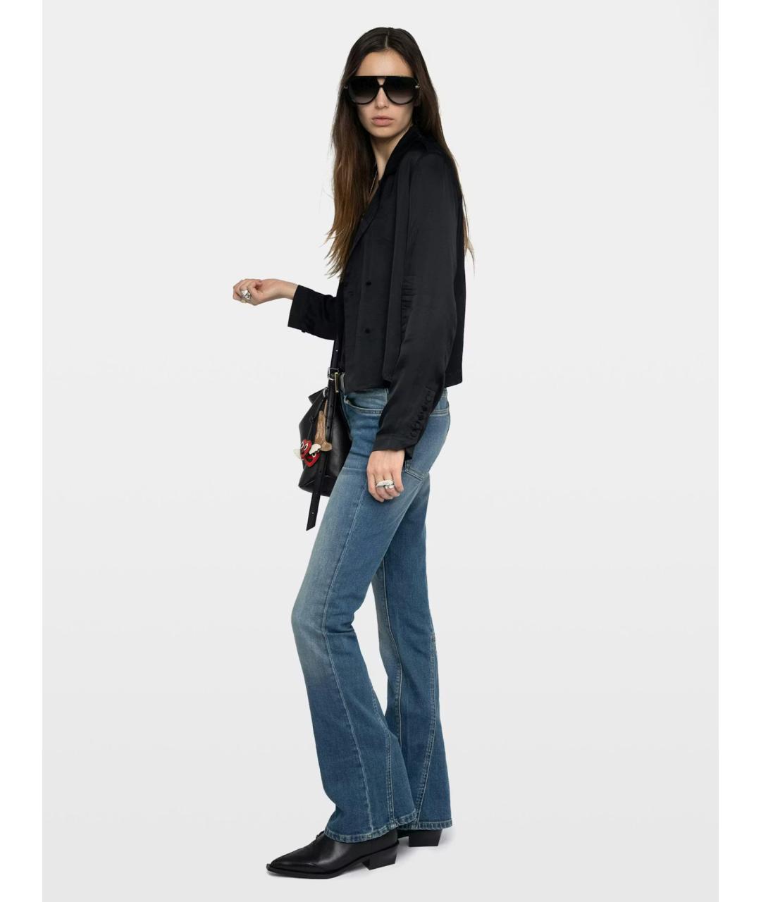 ZADIG & VOLTAIRE Черная вискозная рубашка, фото 6