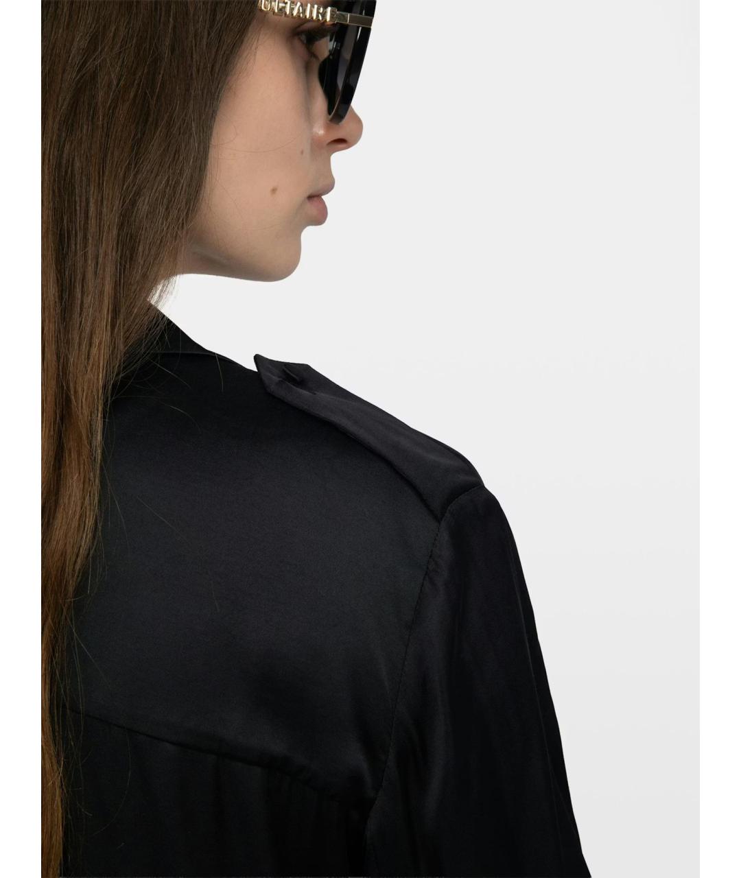 ZADIG & VOLTAIRE Черная вискозная рубашка, фото 8