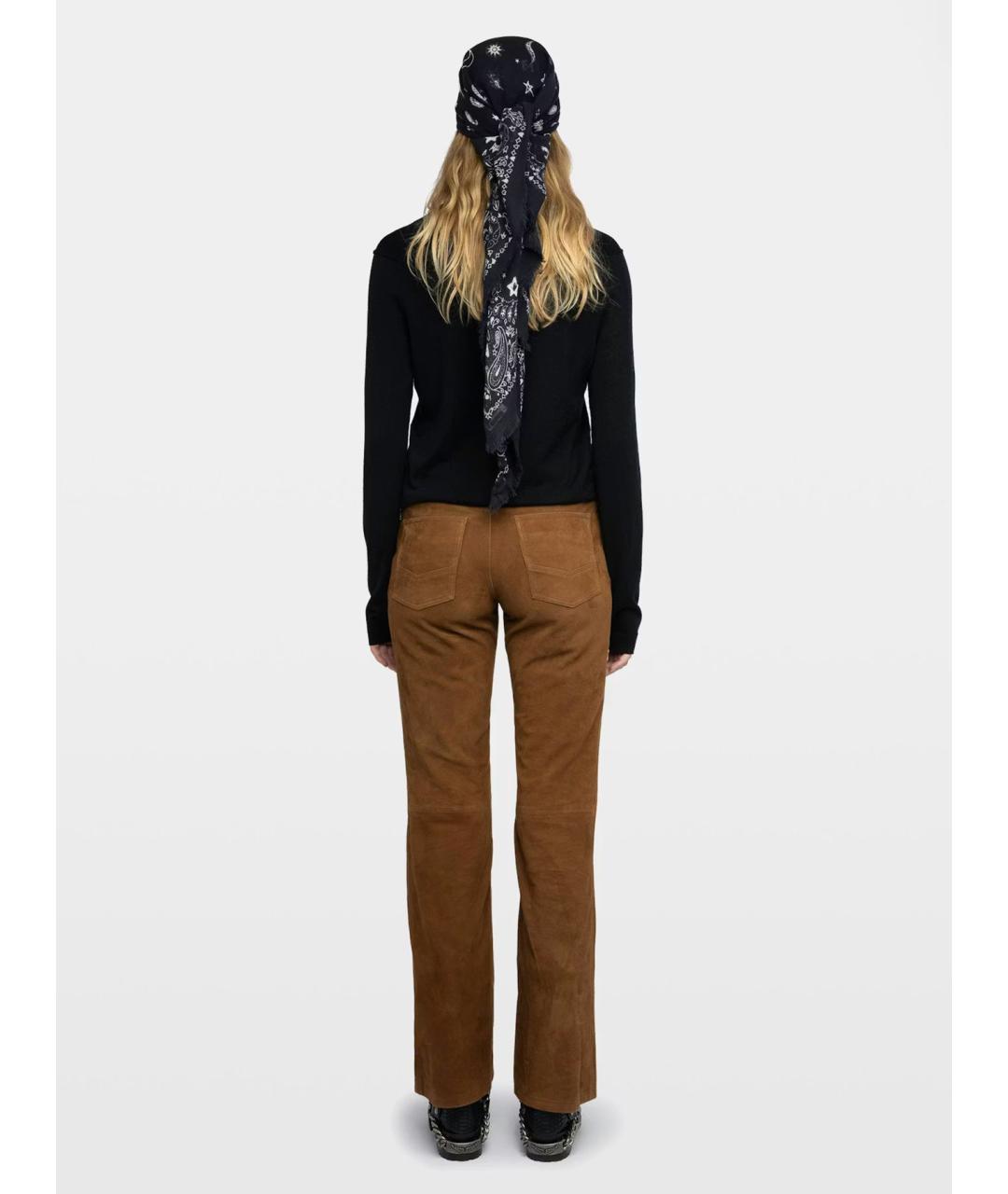 ZADIG & VOLTAIRE Черный кашемировый джемпер / свитер, фото 3