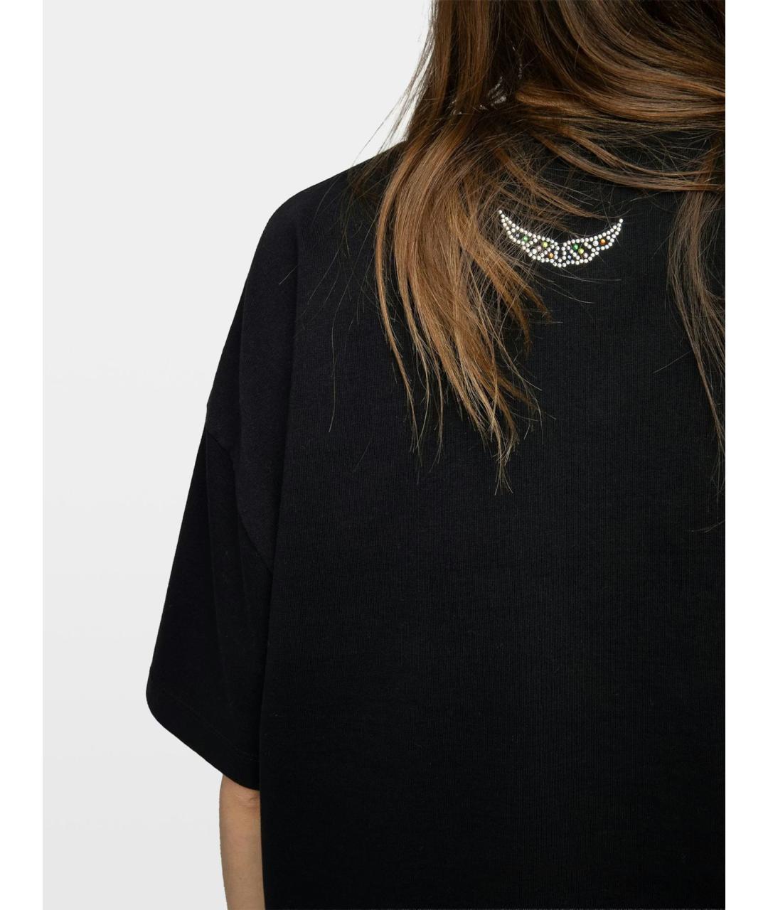ZADIG & VOLTAIRE Черная хлопковая футболка, фото 7