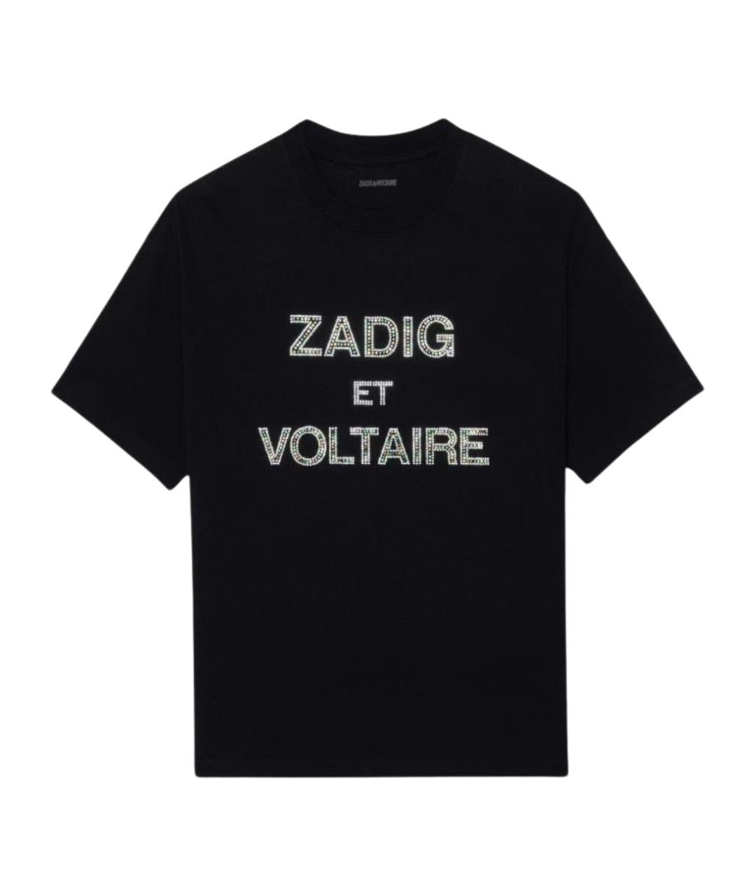 ZADIG & VOLTAIRE Черная хлопковая футболка, фото 1