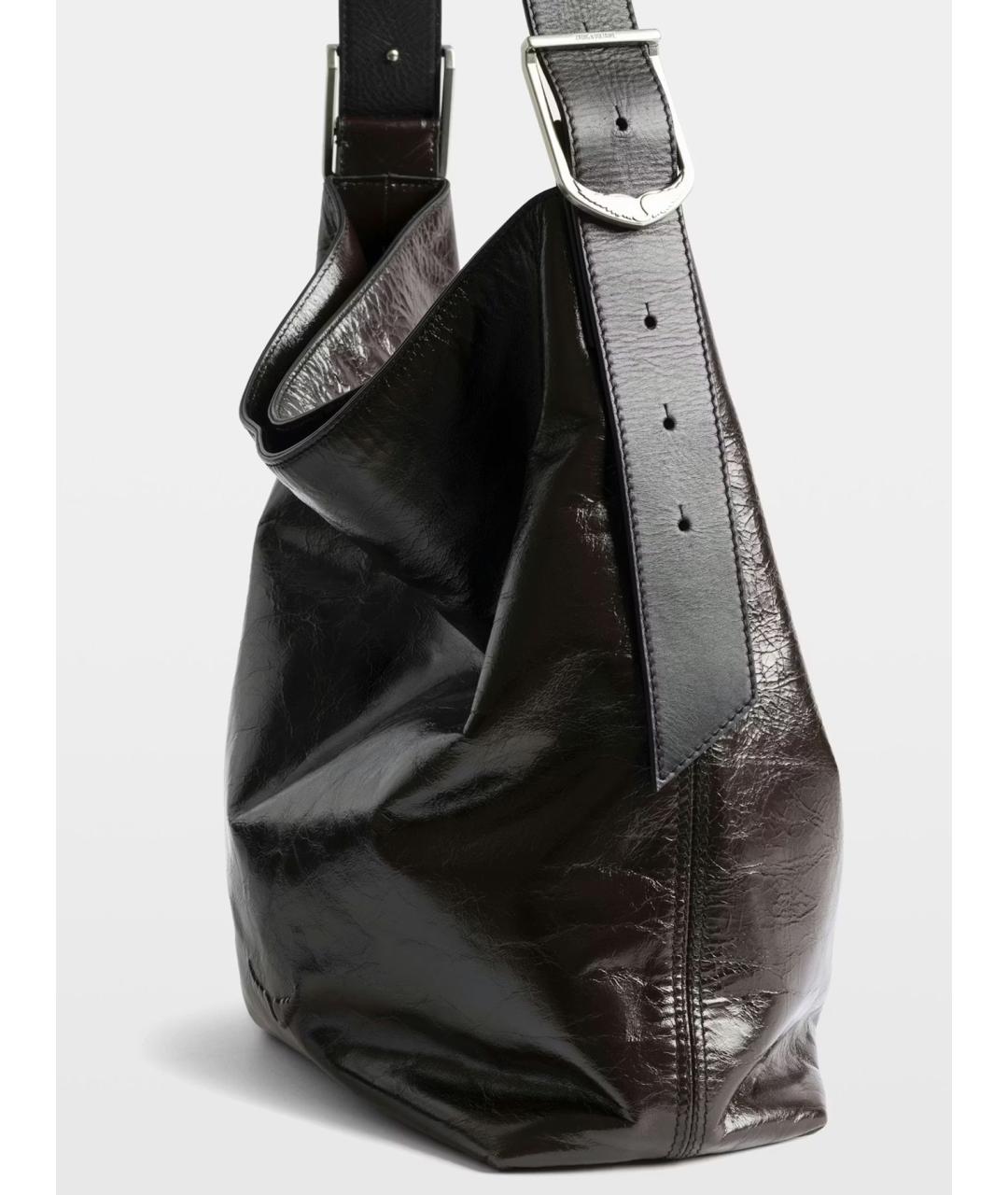 ZADIG & VOLTAIRE Бордовая кожаная сумка через плечо, фото 5