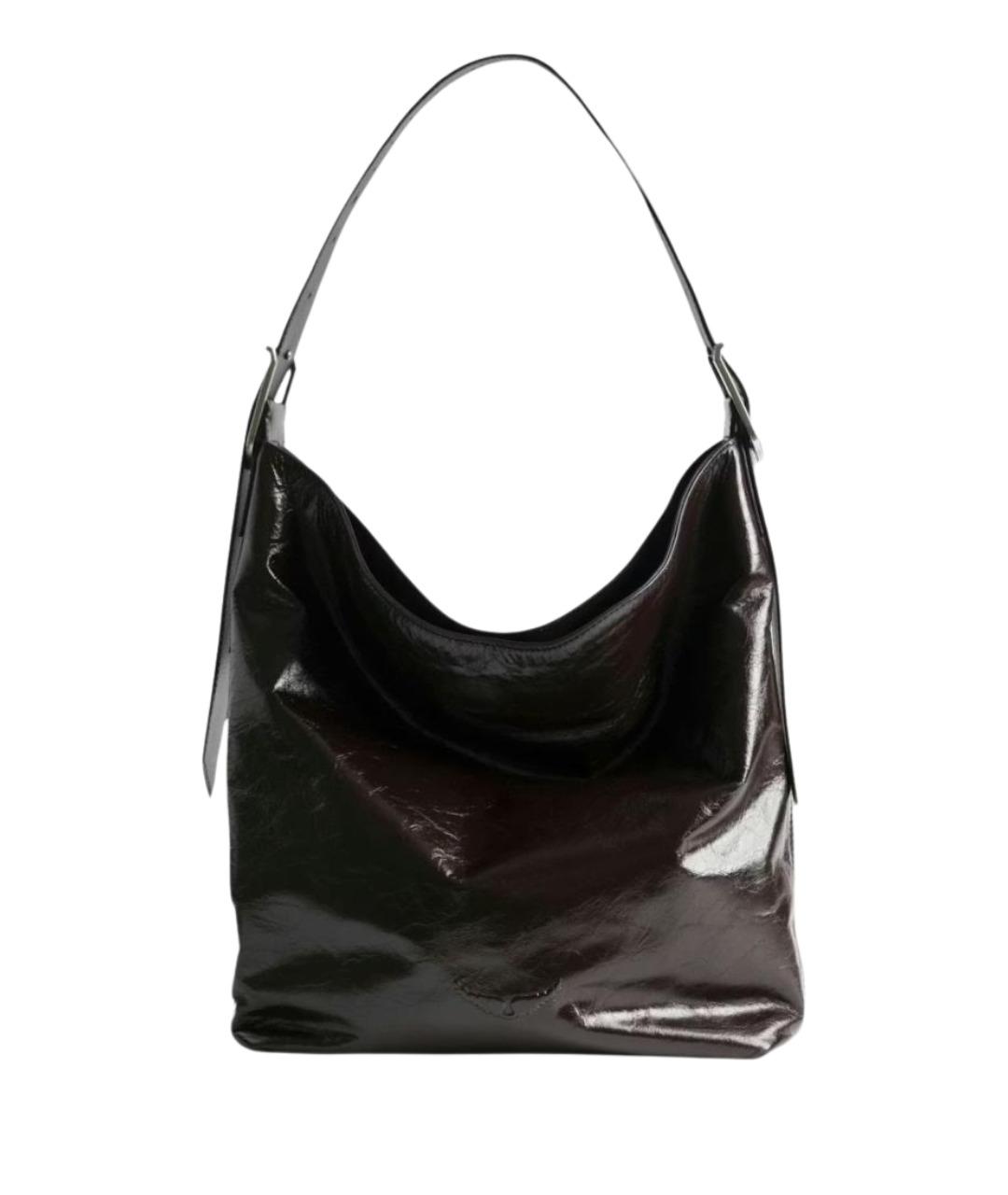 ZADIG & VOLTAIRE Бордовая кожаная сумка через плечо, фото 1