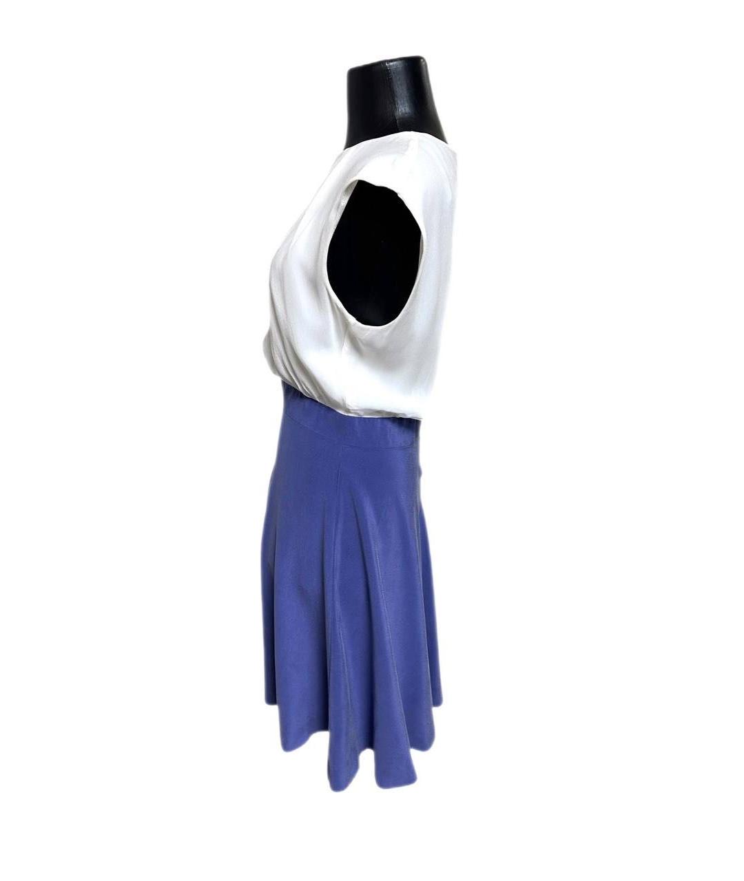 MAX MARA Мульти шелковое коктейльное платье, фото 7