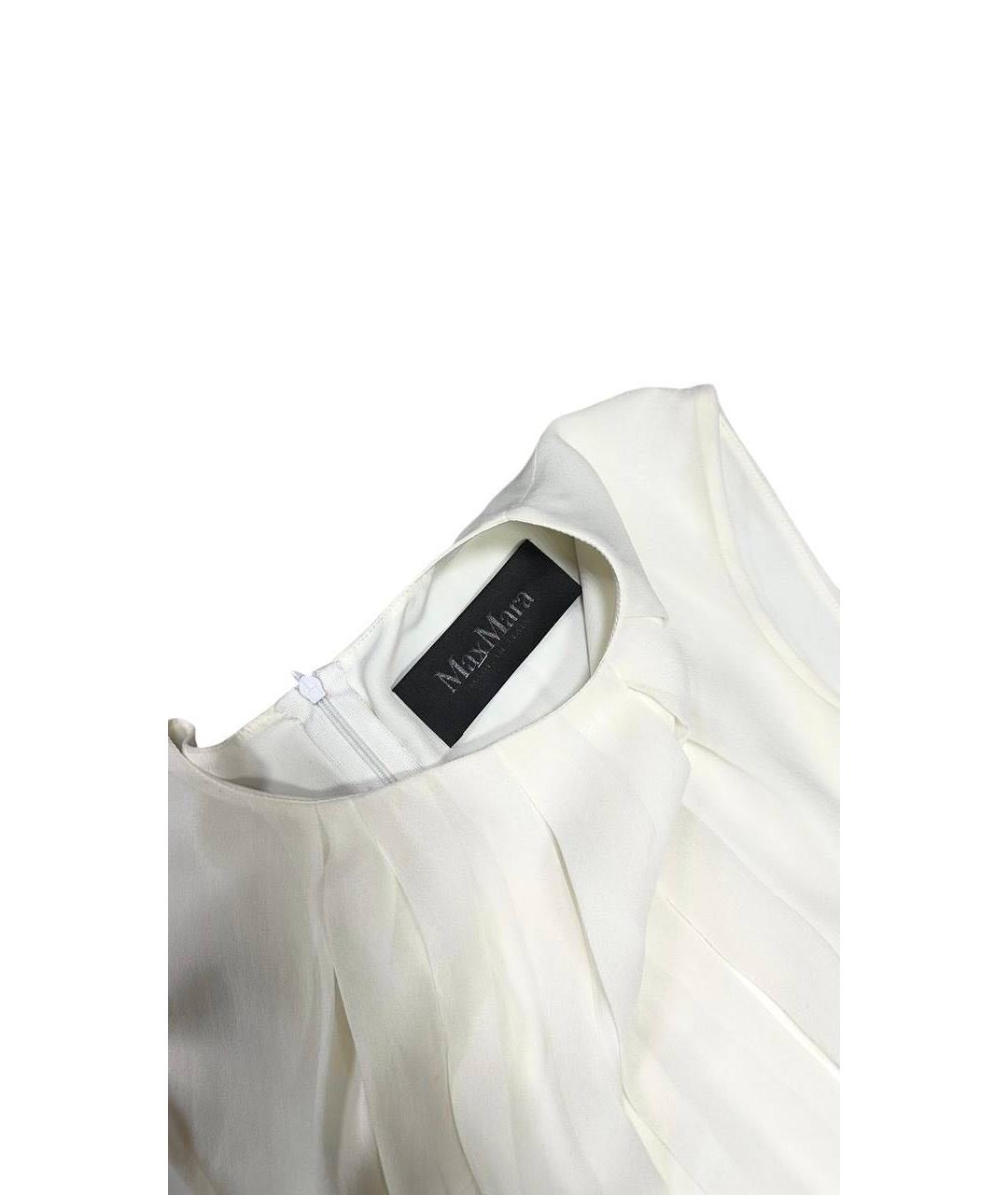 MAX MARA Мульти шелковое коктейльное платье, фото 4