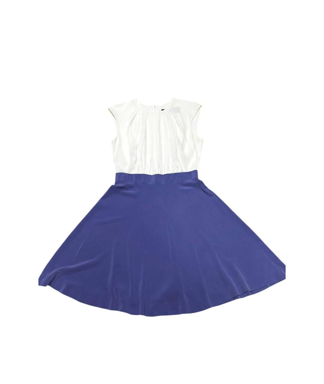 MAX MARA Мульти шелковое коктейльное платье, фото 8