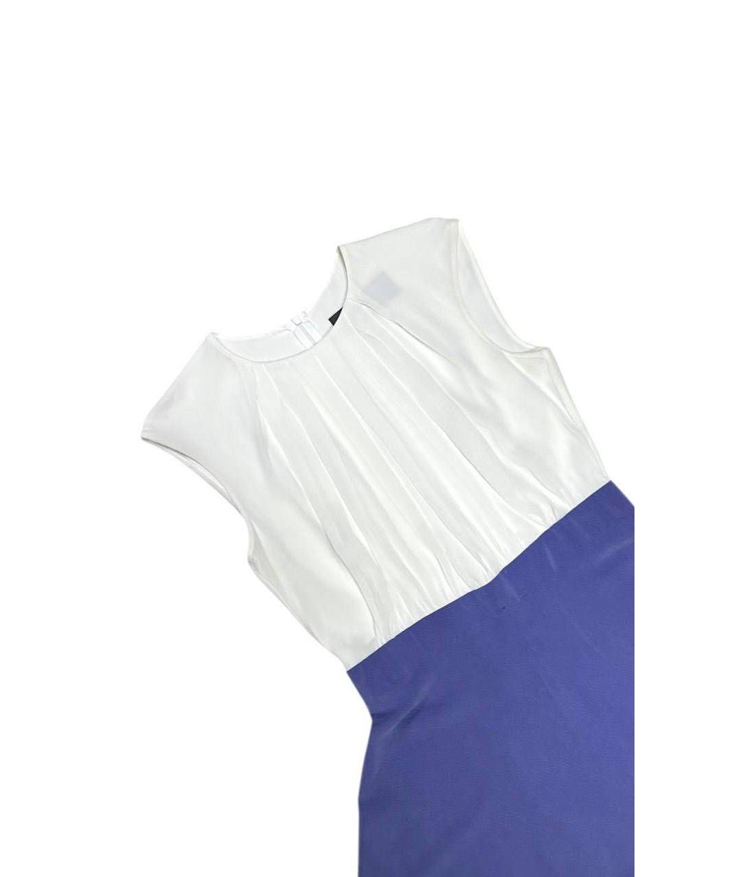 MAX MARA Мульти шелковое коктейльное платье, фото 5