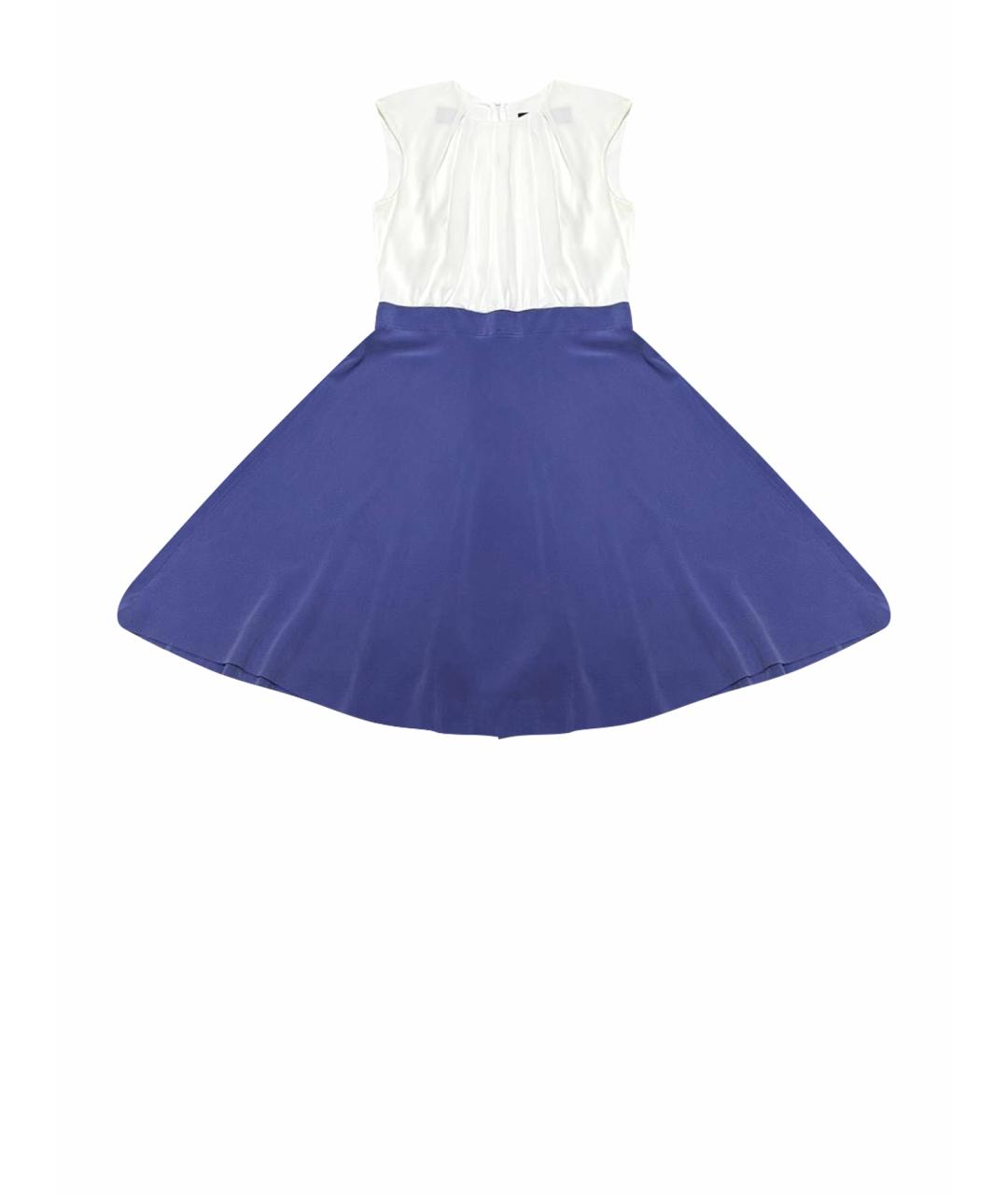 MAX MARA Мульти шелковое коктейльное платье, фото 1