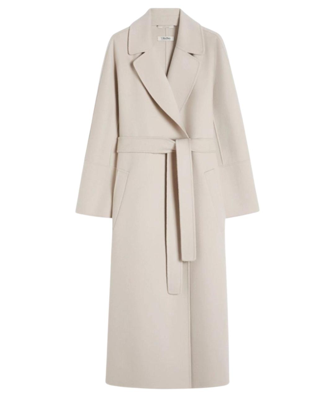 'S MAX MARA Бежевое шерстяное пальто, фото 1