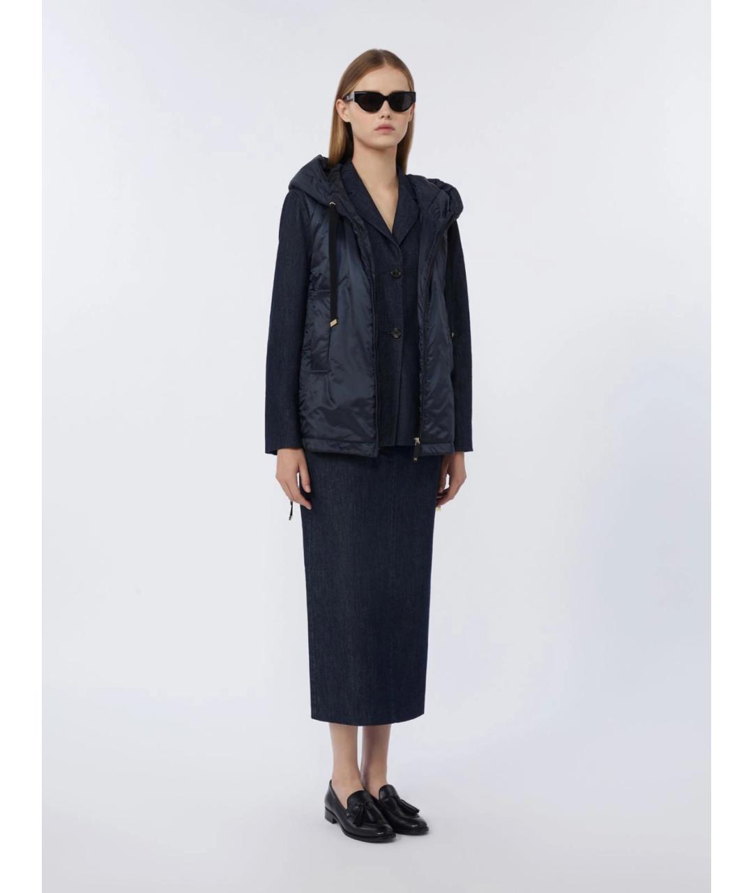 'S MAX MARA Темно-синий жилет, фото 2