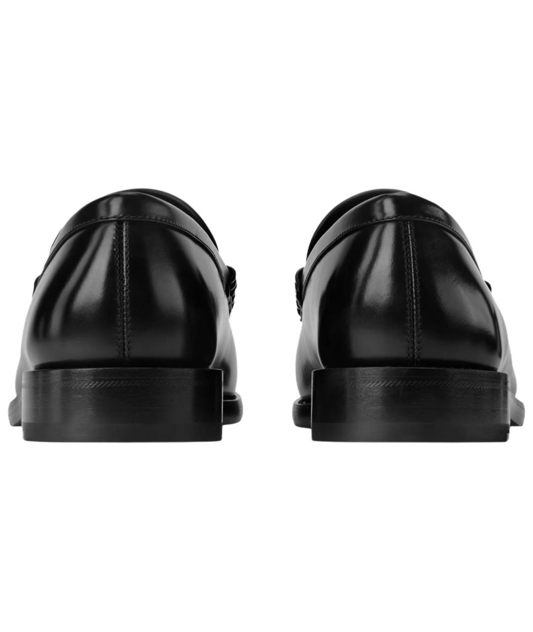 LOUIS VUITTON Черные кожаные лоферы, фото 5