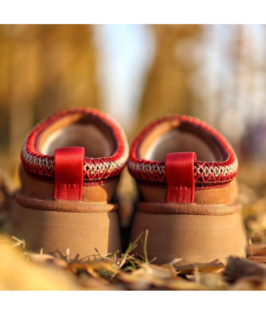 UGG AUSTRALIA Коричневые замшевые сабо, фото 8