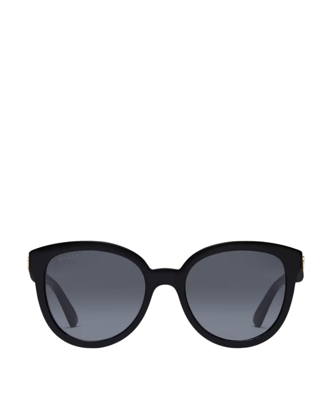 GUCCI Черные пластиковые солнцезащитные очки, фото 1