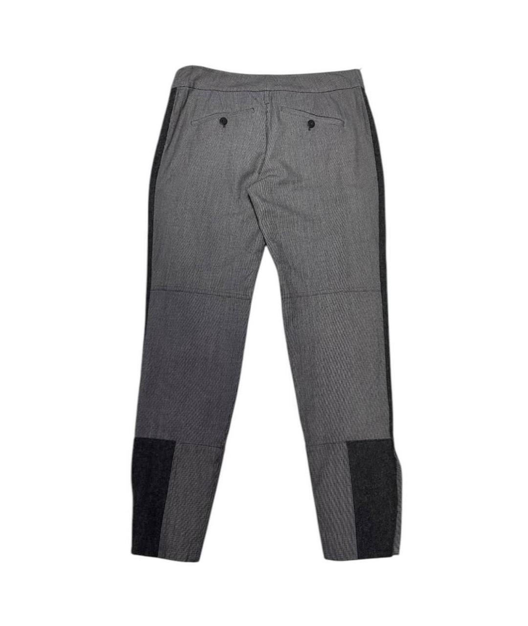 KENZO Серые шерстяные брюки узкие, фото 2