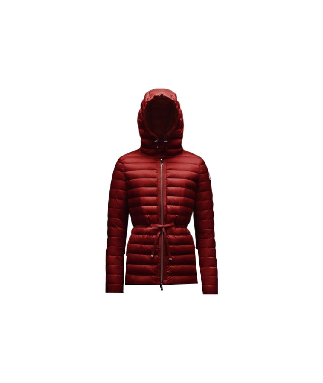 MONCLER Красный пуховик, фото 5