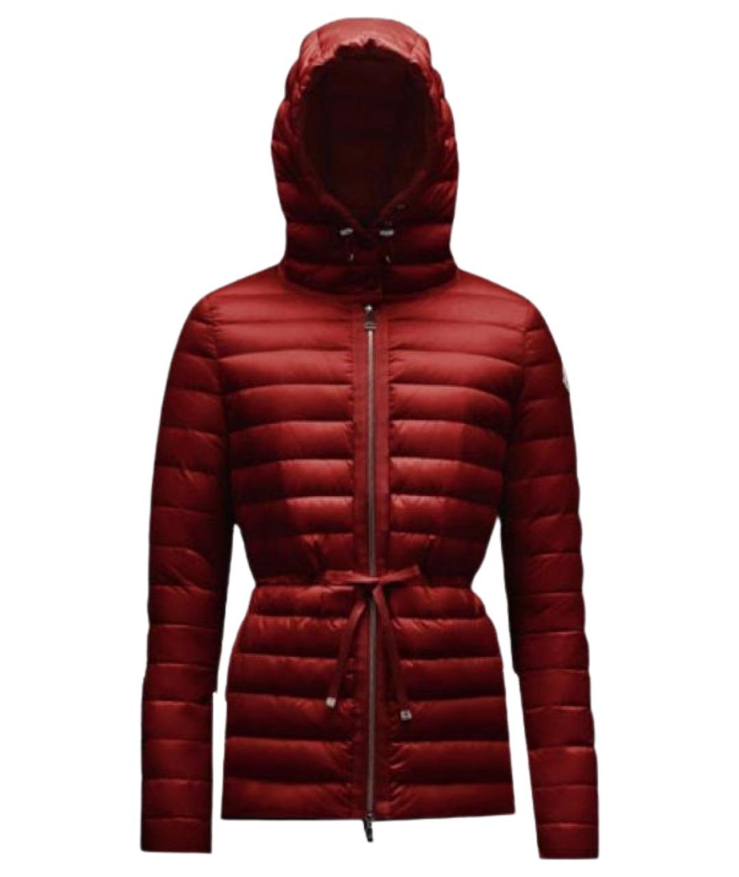 MONCLER Красный пуховик, фото 1