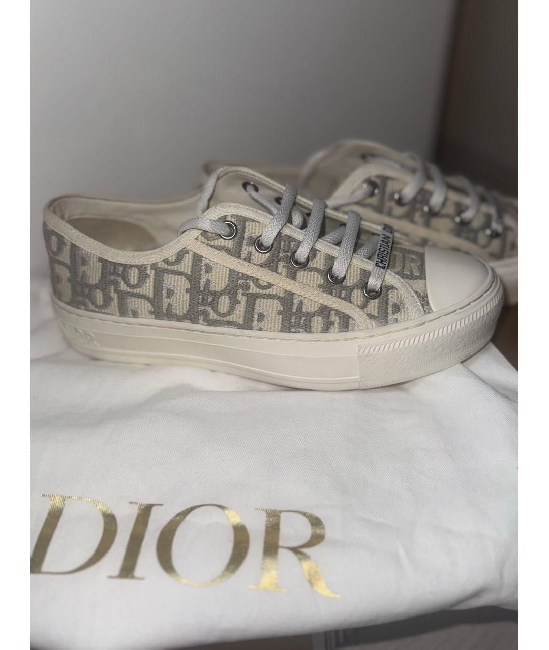 CHRISTIAN DIOR Серые кеды, фото 5