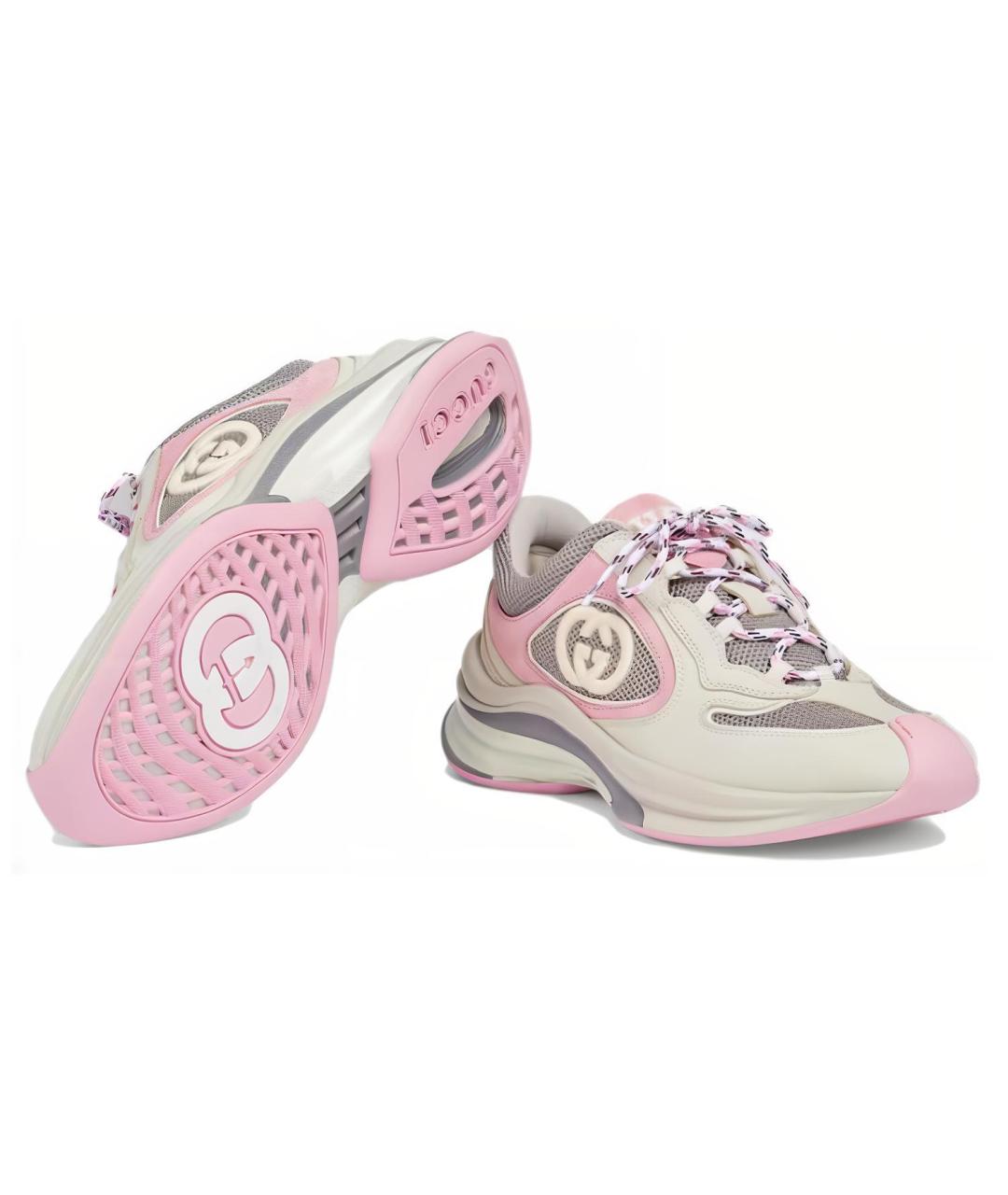 GUCCI Мульти замшевые кроссовки, фото 4