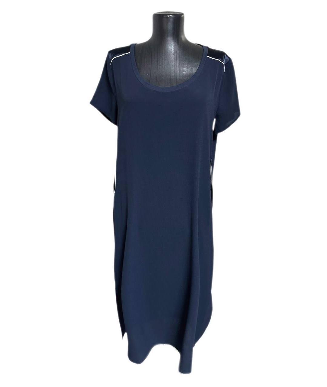 LIU JO Синее полиэстеровое повседневное платье, фото 9