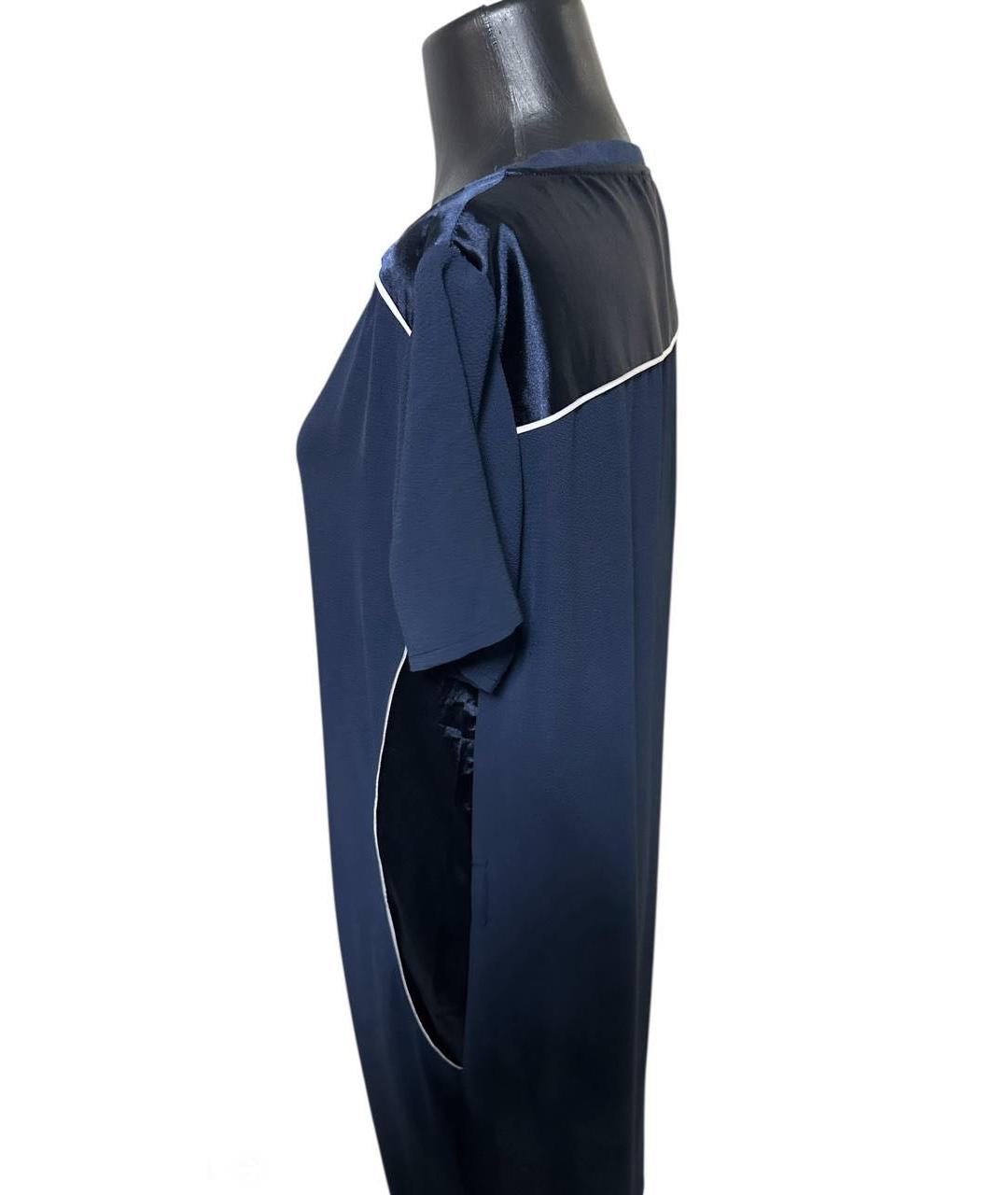 LIU JO Синее полиэстеровое повседневное платье, фото 4