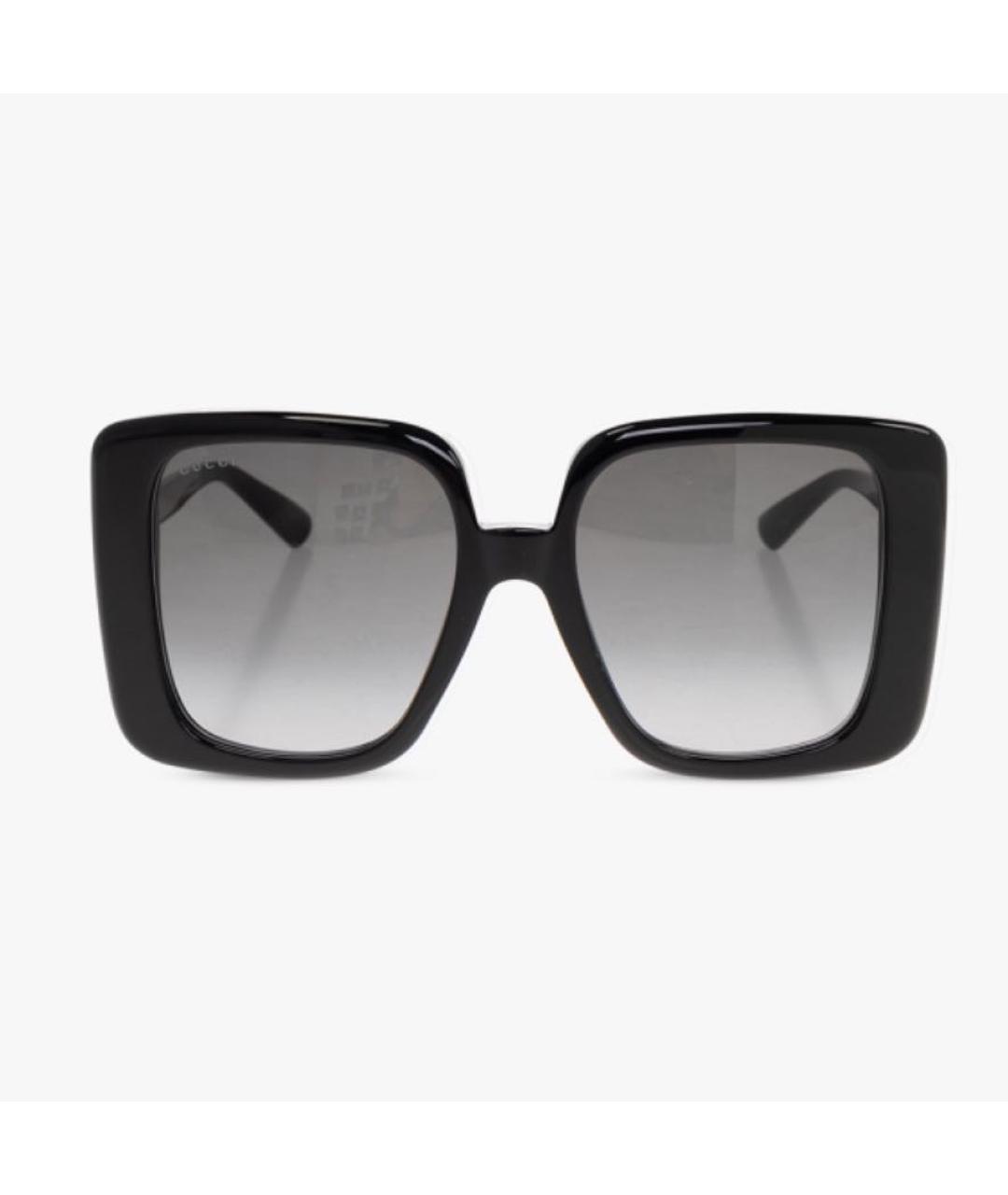 GUCCI Черные пластиковые солнцезащитные очки, фото 4